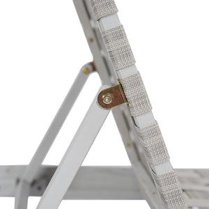 English Elm Christopher Knight Home® - Outdoor Rope Chaise Lounge with Acacia Wood Frame and Adjustable 4-Position Recline for Patio Comfort Grey,LIGHT GREY 84.84 L x 29.13 W x 5.78 H N776P288556G