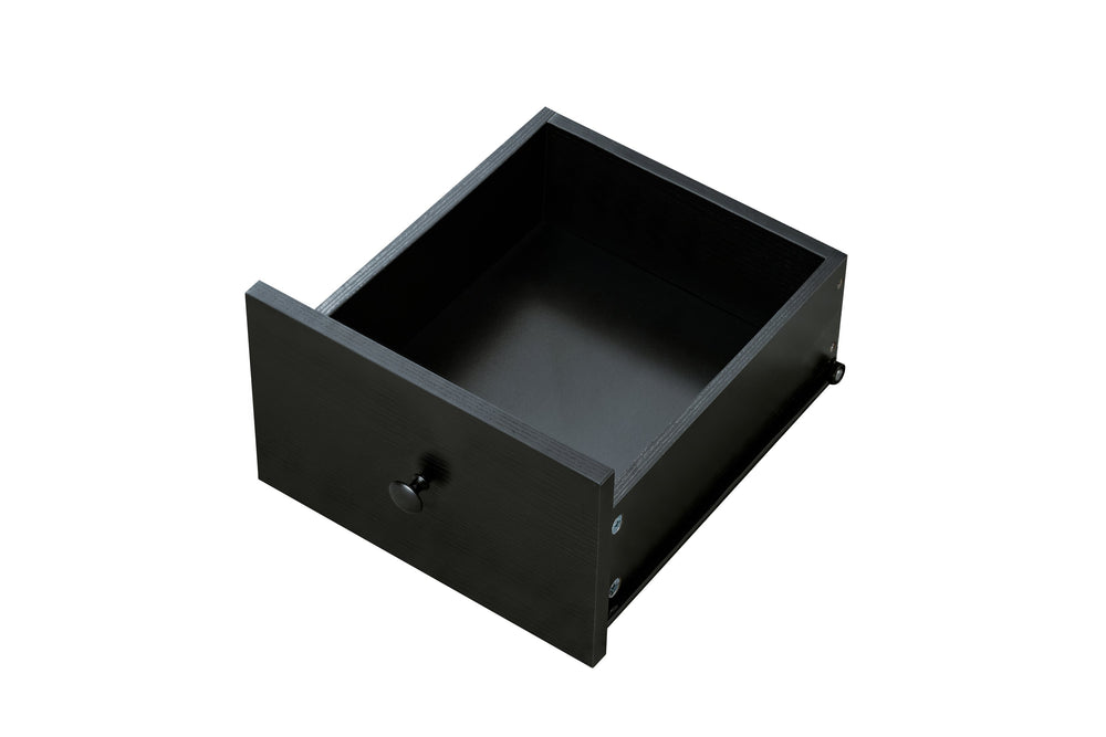 English Elm Modern 10-Drawer Dresser in Black — Sleek Waterproof Finish, Spacious Storage, Sturdy Engineered Board Elegance W1785P324404