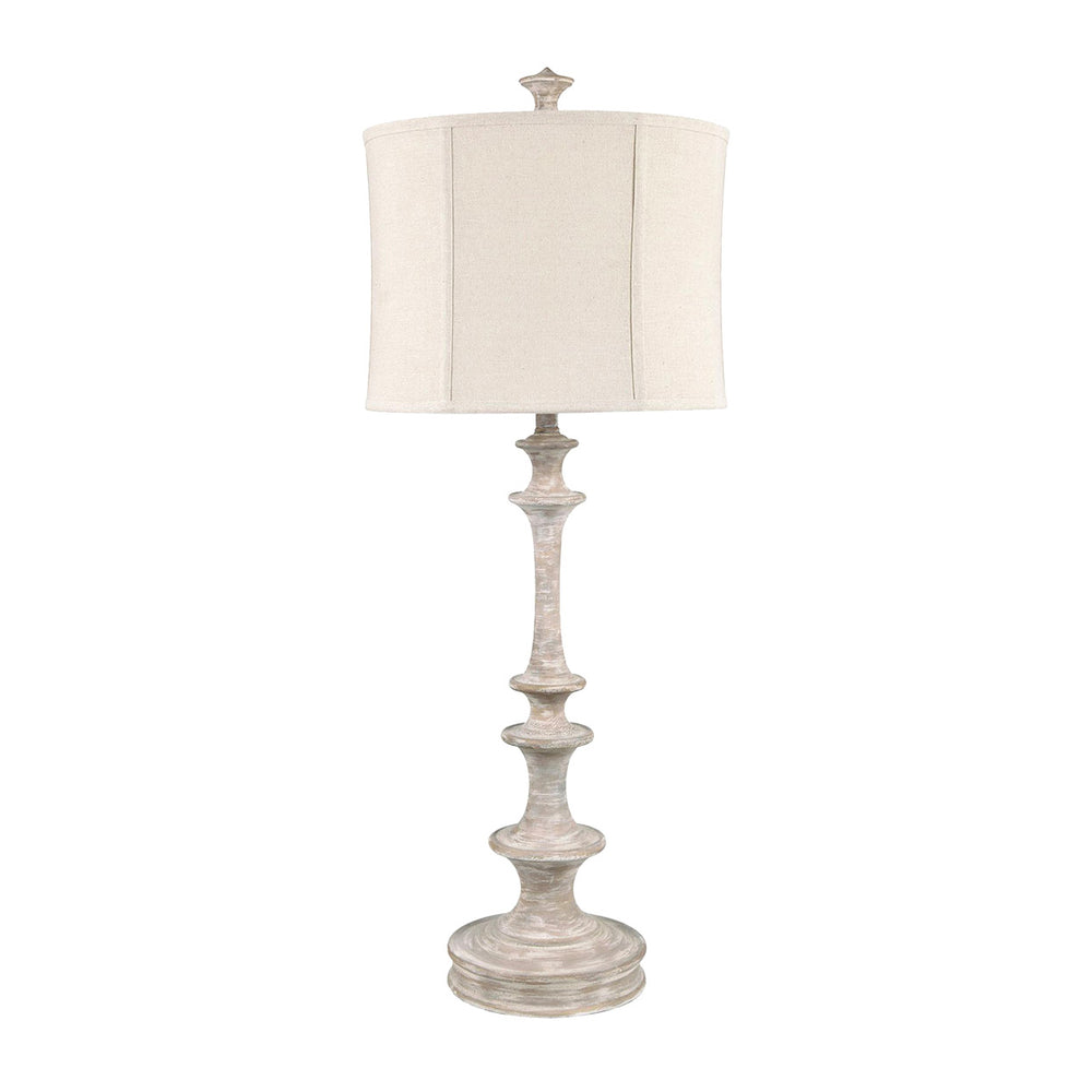Crestview Collection 41.5" Dawson Country-inspired Resin Table Lamp With Oatmeal Shade For Cozy Home Decor Ambiance   Cvavp2034
