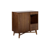 Caven Bar Cabinet - Walnut 108815  Sunpan