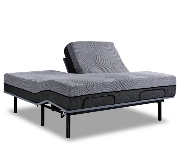 English Elm Gel Memory Foam Split Top Queen Mattress Cooling Open Cell Soft 12 Inch Support B337P303756