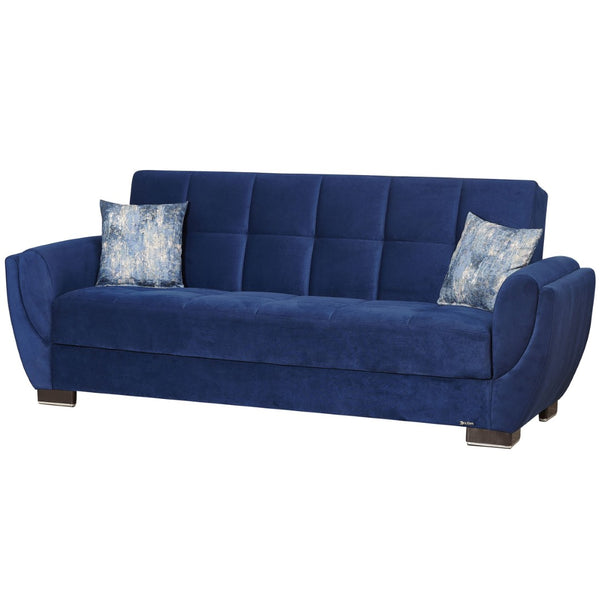 English Elm Primenest Stylish Convertible Sofabed With Storage – Blue Microfiber For Space-Saving Comfort B030P286498-GIGA