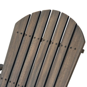 English Elm Christopher Knight Home® - Malibu Adirondack Chair - Foldable Acacia Wood, Rustic Comfort For Patios, Decks & Gardens N770P241668E