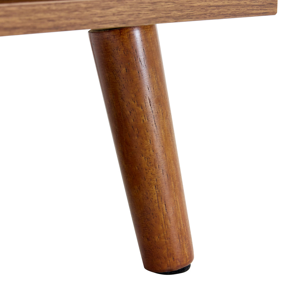 English Elm Multi-Functional Walnut Mdf Shoe Cabinet - Elegant Nordic & Industrial Design With Smart Storage Solutions W3226P278928