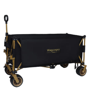 English Elm 51-inch Heavy Duty Steel Folding Utility Wagon with All-terrain Wheels and 480lb Capacity W2932P331764