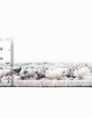 Unique Loom Cherokee Boone Machine Made Geometric Rug Sand, Gray/Black 9' 0" x 12' 2"