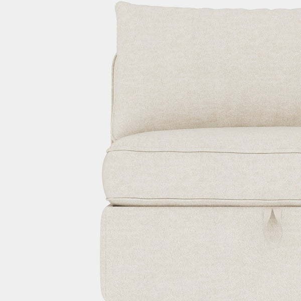 English Elm Modular Sectional Sofa Set With Storage - Versatile 1+2+3 Seating Options For Living Room Comfort W680S00025