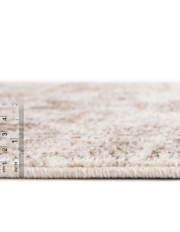 Unique Loom La Jolla Botanica Machine Made Floral Rug Ivory, Beige/Ivory/Light Brown 7' 1" x 10' 0"