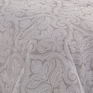 English Elm Winthrop 9-Piece Queen Comforter Set – Elegant Grey Jacquard Bedding Ensemble With Decorative Pillows B340P340581-GIGA