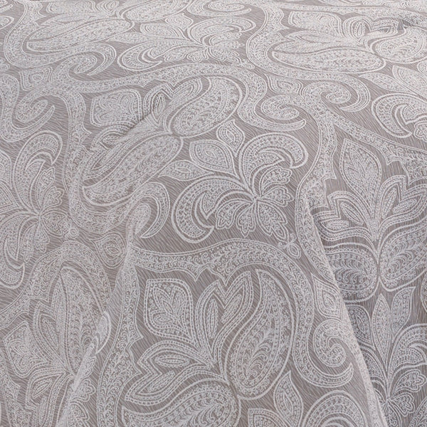 English Elm Winthrop 9-Piece Queen Comforter Set – Elegant Grey Jacquard Bedding Ensemble With Decorative Pillows B340P340581-GIGA