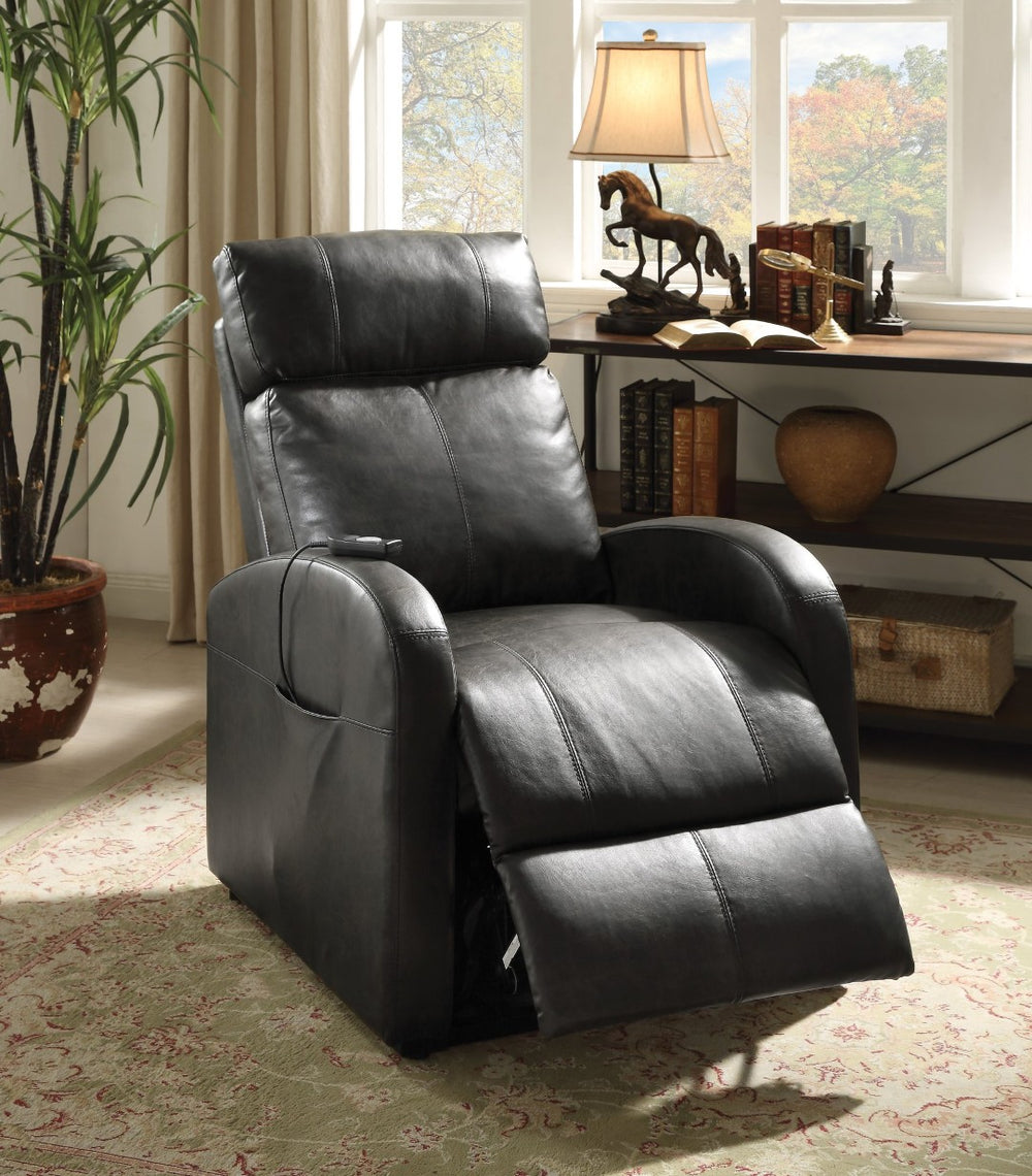 English Elm Ricardo Power Motion Recliner - Brown Synthetic Leather Lift Chair For Comfort & Independence B2726P279128-GIGA