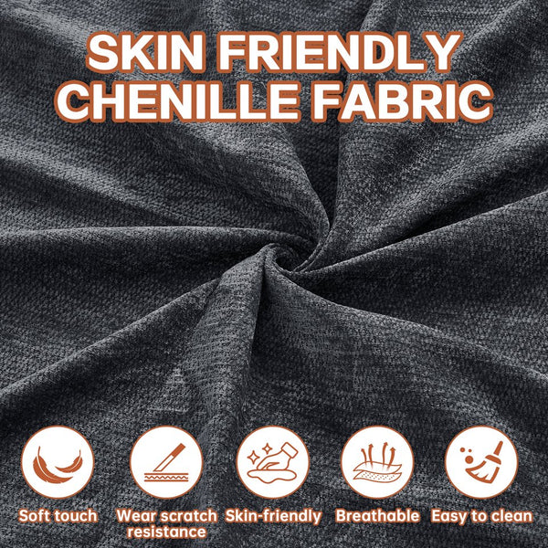 English Elm Modern Curved Floor Sofa Bed with 2 Pillows, No Assembly, High-Density Foam, Foldable Quilt Storage Brown Grey W3565P371224