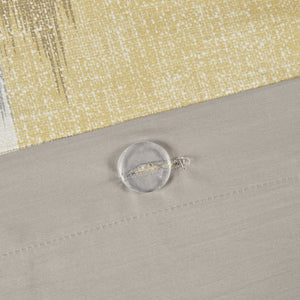 English Elm Full/Queen Alpine Duvet Cover Mini Set — 200TC Cotton Ikat Chevron, OEKO‑TEX, Antimicrobial, Button Closure B03596520