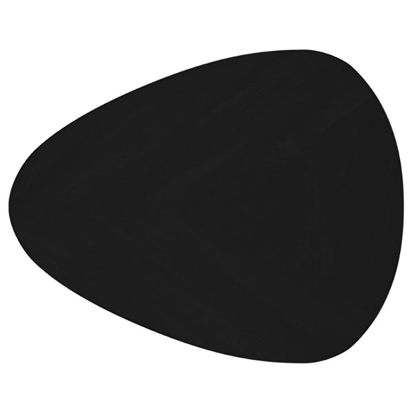 English Elm Xander Mid-Century Black Mango Wood End Table With Kidney-Shaped Top For Stylish Living Spaces B062P378350-GIGA