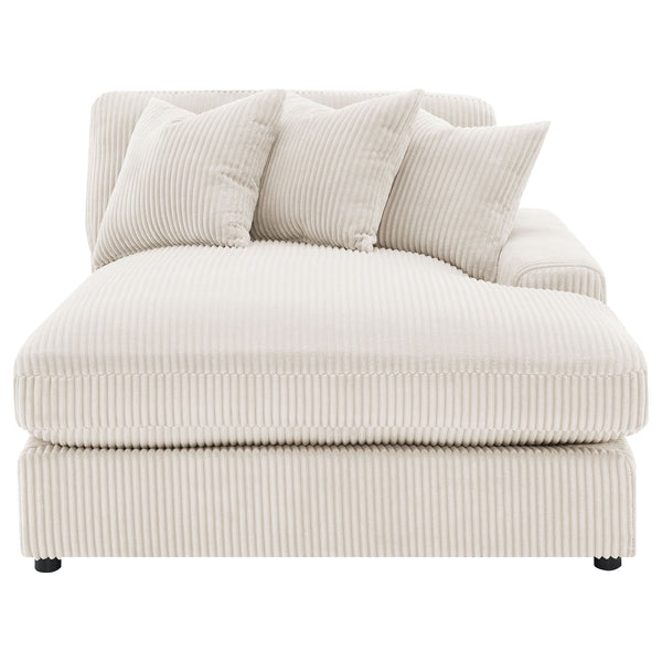 English Elm Upton Sand Reversible Sectional Sofa with Trillium Blend Cushions, Neutral Modern Comfort for Family Living B062S01241