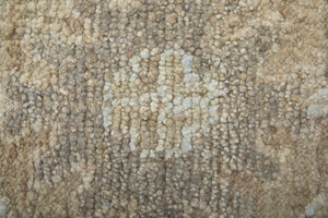 Feizy Rugs Grafton Hand-knotted Wool Rug - Luxurious Floral Design With Rich Afghan Heritage For Any Space Tan,Gray,Ivory Wool Gft69f8fbrn000f99