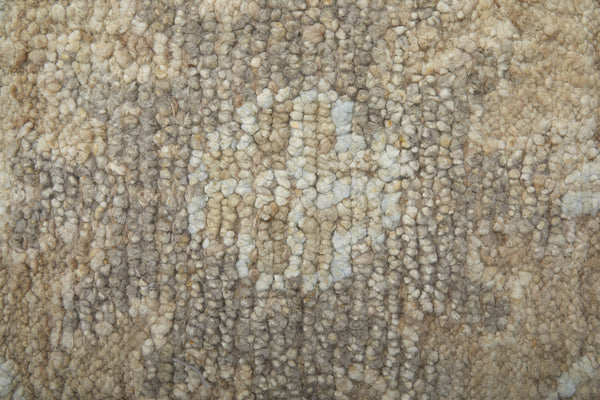 Feizy Rugs Grafton Hand-knotted Wool Rug - Luxurious Floral Design With Rich Afghan Heritage For Any Space Tan,Gray,Ivory Wool Gft69f8fbrn000f99