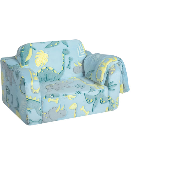 English Elm Toddler Modular Foam Play Couch Set for Kids — Compact Foldable Baby Sofa, Safe Durable, Easy-Clean (14.96x7.68x7.68) W1183P229938