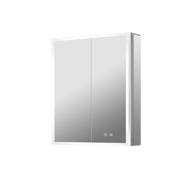 English Elm Mesa Frameless Led Medicine Cabinet with Defogger Aluminum Build for Modern Bathrooms B2731P478360