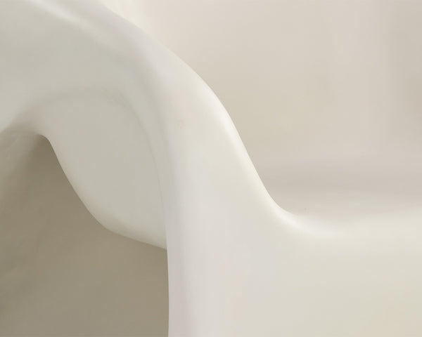 Sunpan Orson Lounge Chair - Sculptural Concrete Design Blending Art and Functionality for Indoor Spaces Summer Sand