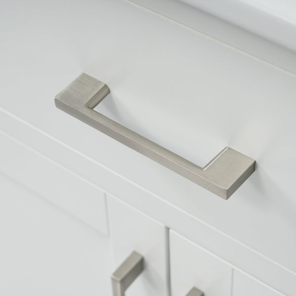 English Elm 30-Inch Bathroom Vanity With Ceramic Sink And Storage - Ideal For Space-Saving Small Bathrooms! WF530809AAK