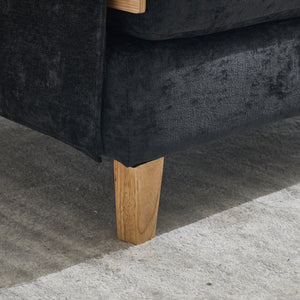 English Elm Foldable sofa bed recliner with three pillows, 3-in-1 convertible sleeper for small spaces, mid-century modern comfort Black W395P290560