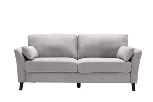 English Elm Damiano Three Piece Woven Fabric Living Room Set with Sofa Loveseat and Accent Chair B2749S00148