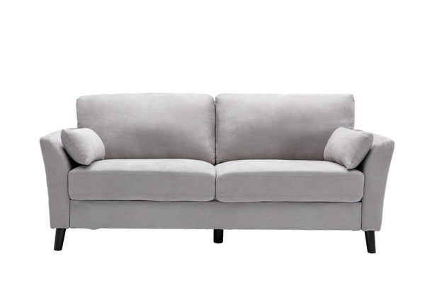 English Elm Damiano Three Piece Woven Fabric Living Room Set with Sofa Loveseat and Accent Chair B2749S00148