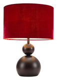 Shobu Table Lamp Red 56154 Zuo Modern