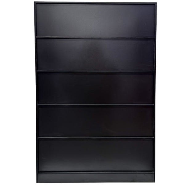 English Elm 70.87" Tall Cube Bookcase with 10 Open Shelves and Cabinet for Living Room or Office W331P377354