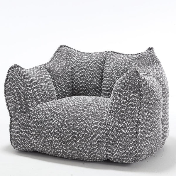 English Elm Sofa plush beanbag chair with superfiber cover and resilient foam filling for ultimate home comfort and relaxation Grey W1996P252268