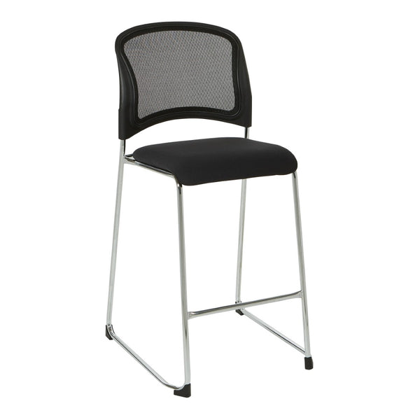 OSP Home Furnishings Tall Stackable Upholstered Guest Chair for Training Rooms and Flexible Workspace Seating 88627C2-30