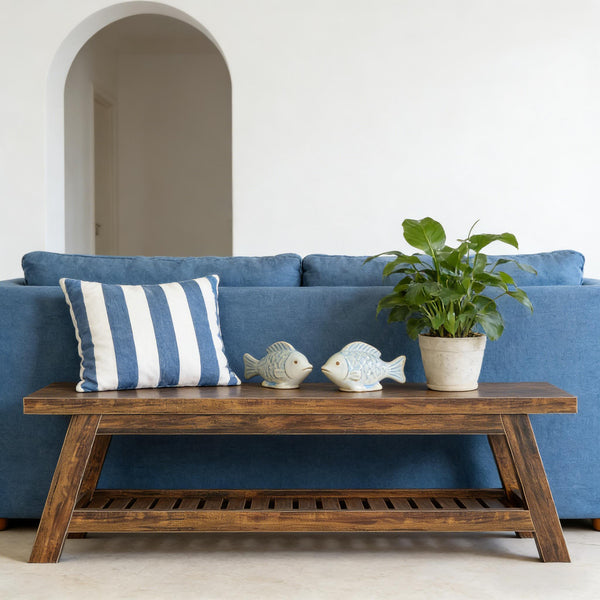 English Elm Modern Farmhouse Console Table Slim Wood Grain Entryway Sofa Accent Piece T3971P458820