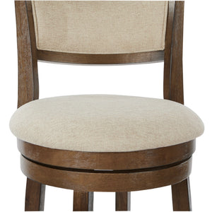 OSP Home Furnishings Swivel Stool 30" Burnt Brown