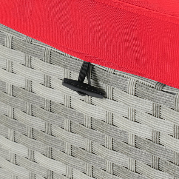 English Elm Outdoor Chaise Lounge Chair Set Of 2 - Stylish Rattan Recliners With Cushions & Side Table For Relaxation W874P266566