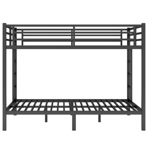 English Elm Metal Queen-Over-Queen Bunk Bed For Teens & Adults - Sturdy, Space-Saving, Noise-Reducing Design W1580S00340