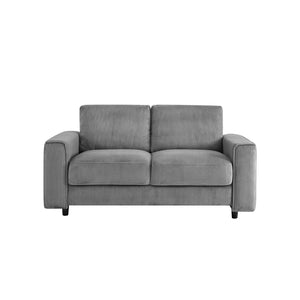 English Elm Modern Minimalist Corduroy Sectional Sofa Set In Grey - Stylish, Durable, And Perfect For Any Home! B347S00010