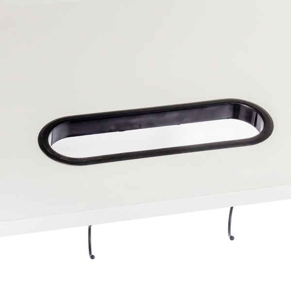 English Elm Bathroom Wall Cabinet with Adjustable Shelf, Towel Bar, 5 Hooks, Space-Saving Over-Toilet Storage, White W331P281277