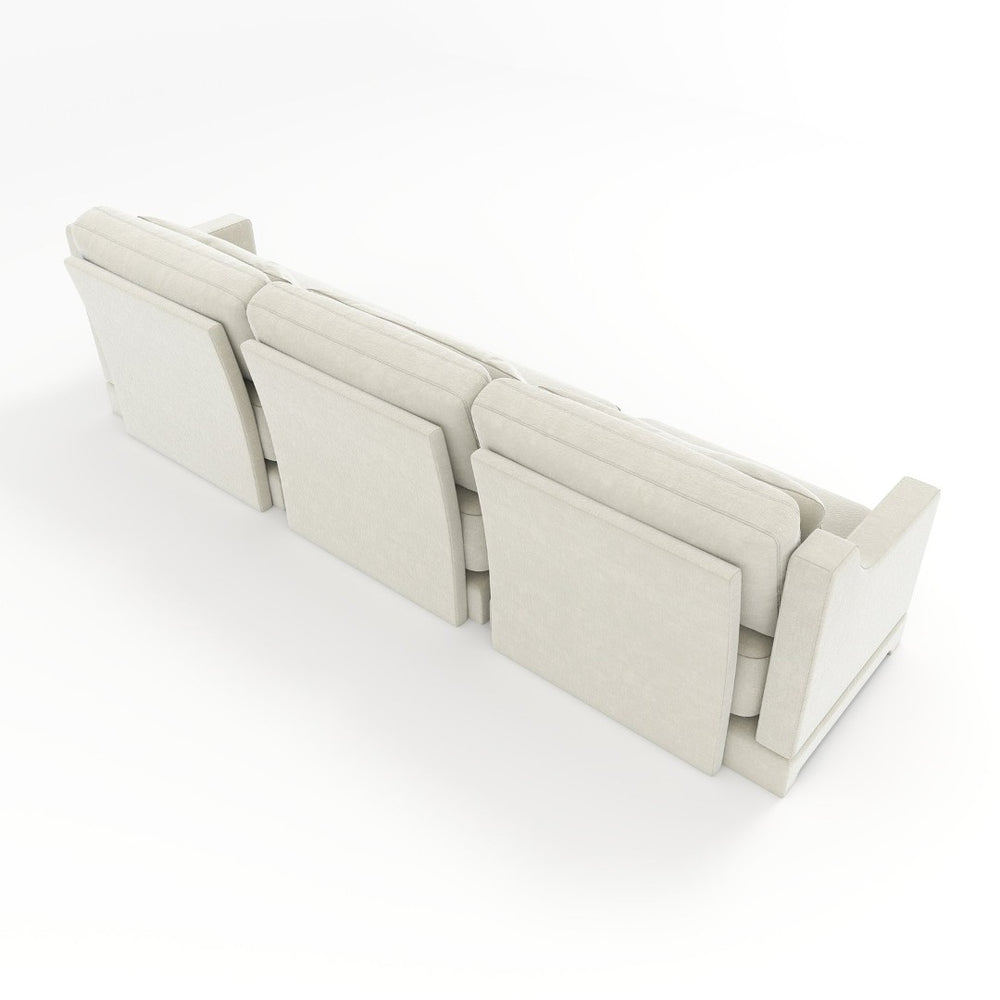 English Elm Three-Seater Sofa: Ergonomic Chenille Comfort, High-Resilience Sponge, Elegant Design For Any Room W714S01196-GIGA