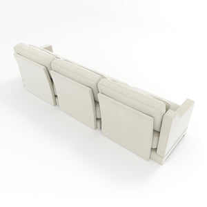 English Elm Three-Seater Sofa: Ergonomic Chenille Comfort, High-Resilience Sponge, Elegant Design For Any Room W714S01196-GIGA