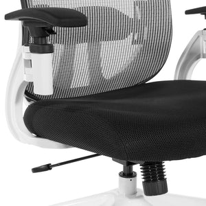 OSP Home Furnishings Vertical Mesh Back Ergonomic Manager Chair with Lumbar Support for Modern Office Use 889-3TW1N1421W