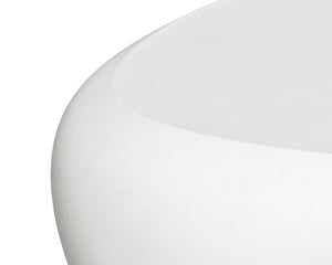 Sunpan Corvo Coffee Table - Unique Contemporary Design in Natural Concrete for Stylish Indoor Outdoor Spaces Small - 39W x 33D x 16H