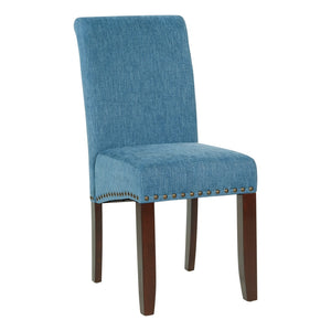 OSP Home Furnishings Parsons Dining Chair Navy Fabric
