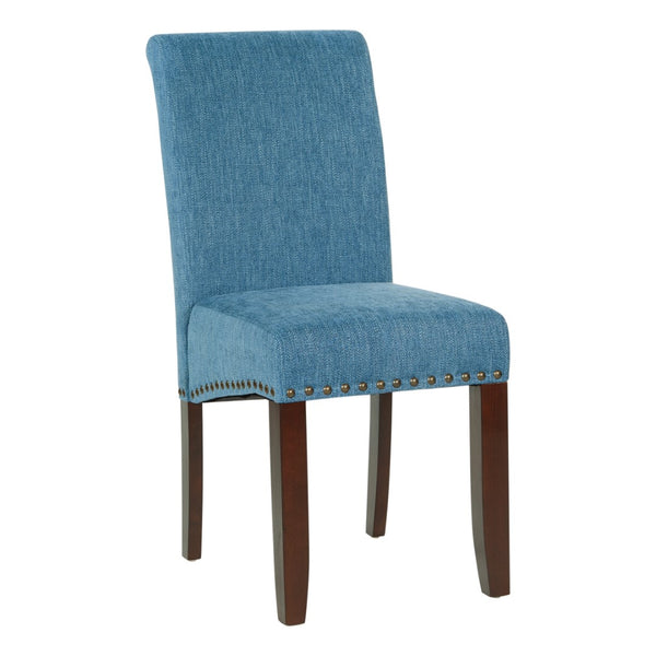 OSP Home Furnishings Parsons Dining Chair Navy Fabric