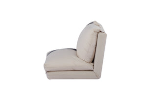 English Elm ARIA Modern Floor Sofa Bed with 6-Position Adjustable Back, Quick 5-Second Fold, Corduroy Comfort Beige W3391P324405