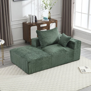 English Elm United Memory Foam 2-Seater Couch - Soft Chenille, No Assembly, Compact Design For Small Spaces W1568P222614-GIGA