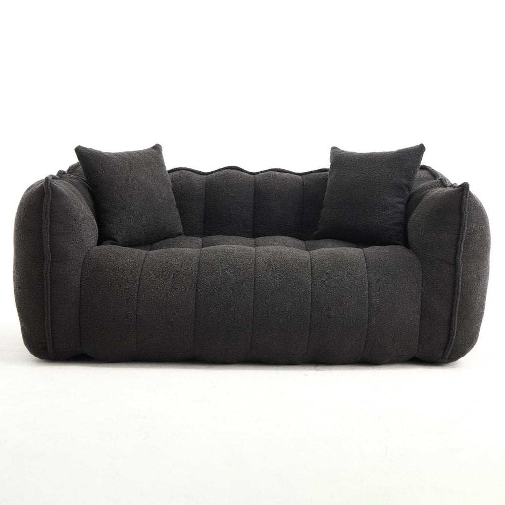 English Elm Soft Beanbag Chair For Two - High-Resilience Foam Comfort, Ideal For Gaming, Reading & Lounging W1996P309526-GIGA
