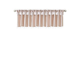 Madison Park Emilia Transitional Lightweight Faux Silk Valance With Beads MP41-6325 Blush