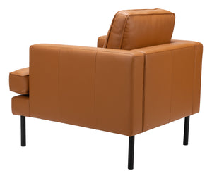 Decade Armchair Brown 109902 Zuo Modern