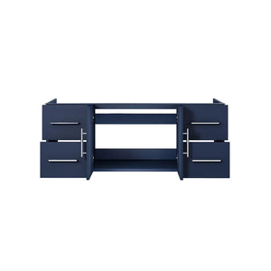 English Elm Navy Bath Vanity 48" W x 22" D – Solid Wood Frame, Soft-Close Drawers, Spacious Storage, Fully Assembled B2731P258484